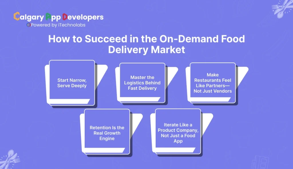 How to Succeed in the On-Demand Food Delivery Market - Calgary App Developer