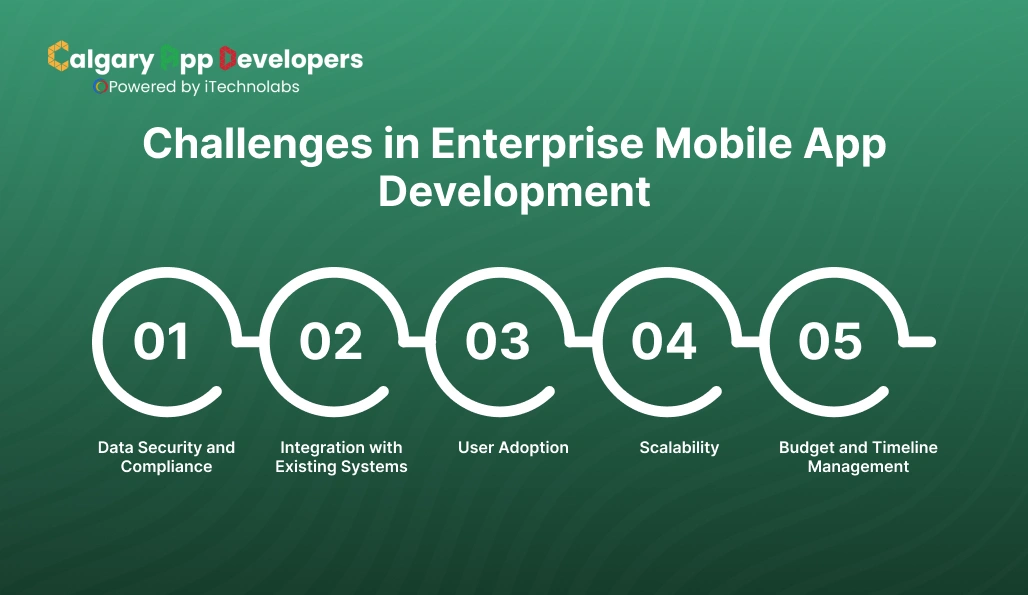 Challenges in Enterprise Mobile App Development - Calgary App Developer
