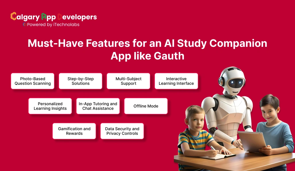 Must-Have Features for an AI Study Companion App like Gauth - Calgary App Developer
