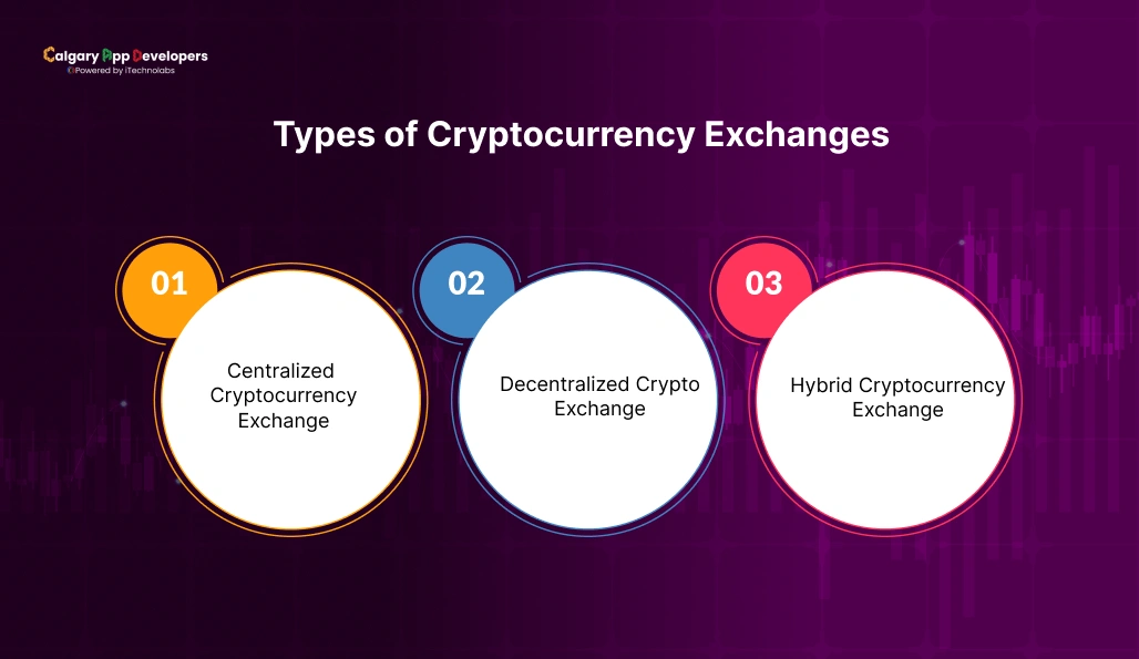 Types of Cryptocurrency Exchanges - Calgary App Developer