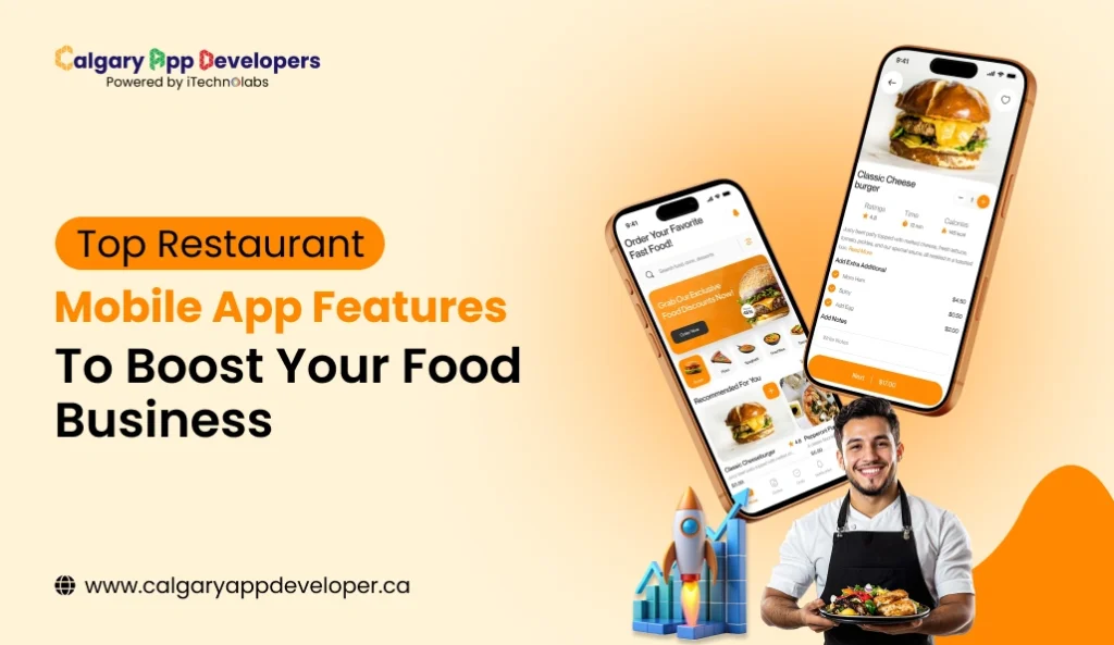 Top Restaurant Mobile App Features to Boost Your Food Business - Calgary App Developer