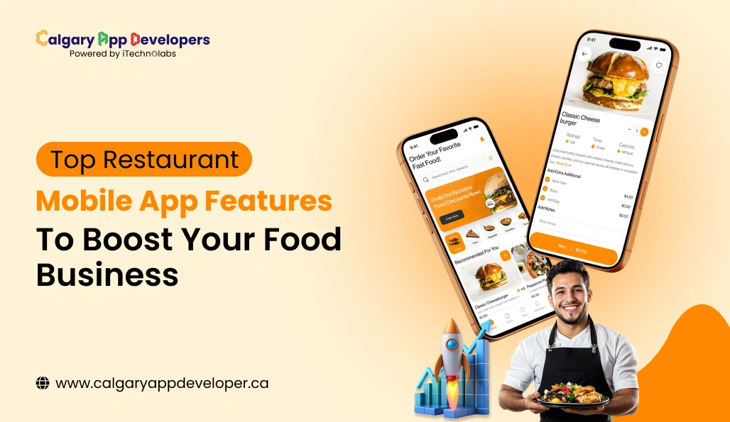 Top Restaurant Mobile App Features to Boost Your Food Business - Calgary App Developer