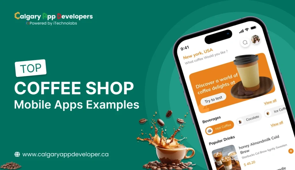 Top Coffee Shop Mobile Apps Examples - Calgary App Developer