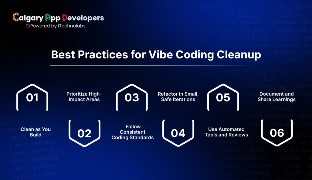 Best Practices for Vibe Coding Cleanup - Calgary App Developer