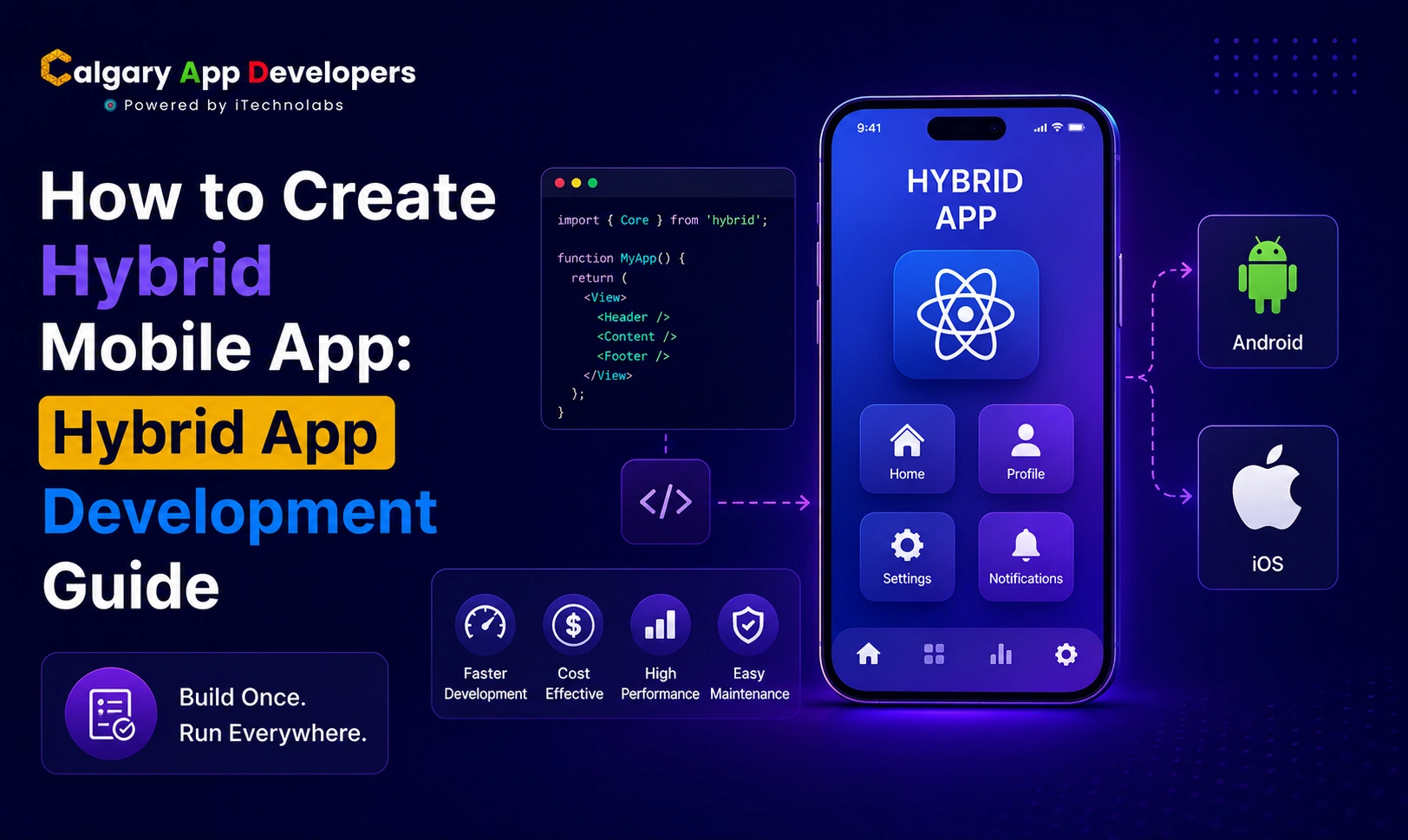 How to Create Hybrid Mobile App - Calgary App Developer